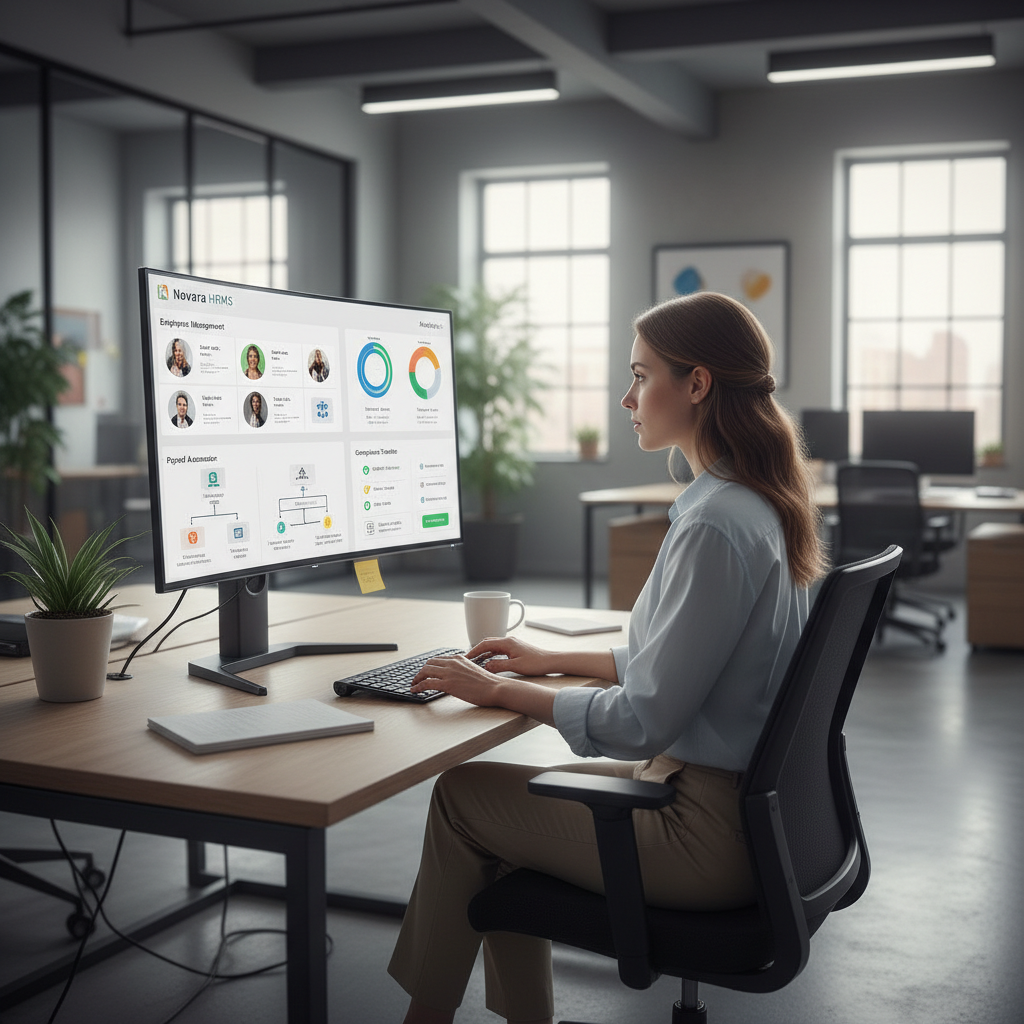 Workday HRIS platform dashboard showing employee management interface