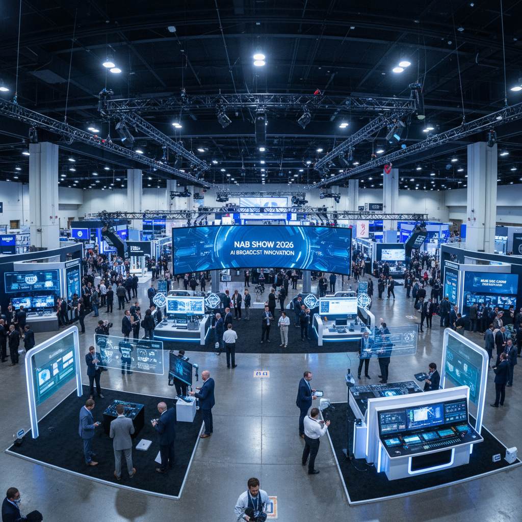 AI technology demonstrations at NAB Show 2026 broadcast exhibition