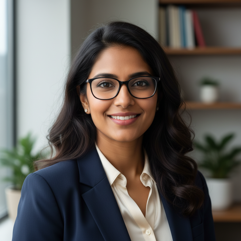 Indian woman professional headshot