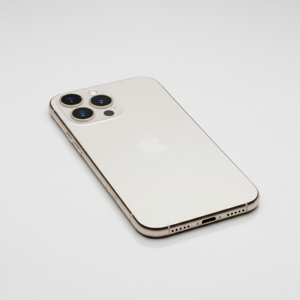 iPhone 13 in starlight color