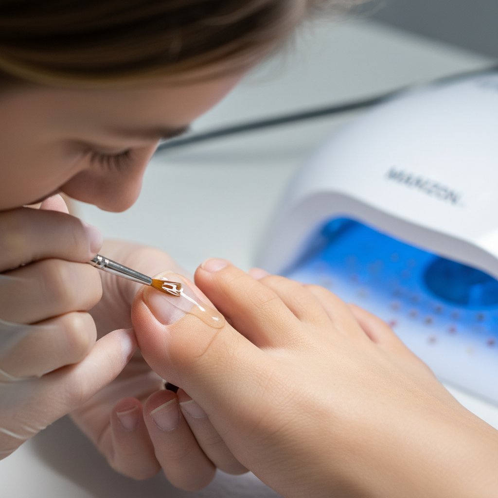 Gel polish nail treatment