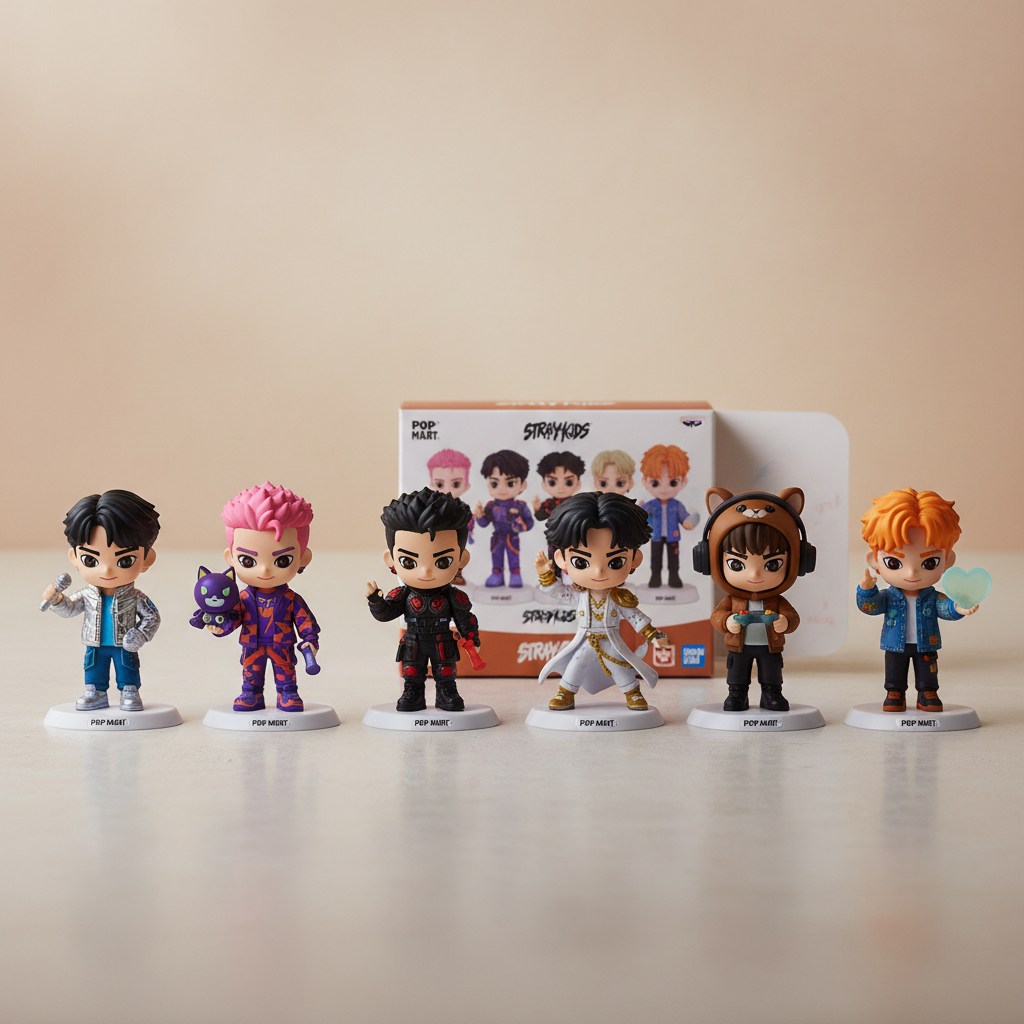 Pop Mart x Stray Kids SKZOO Pop Mart Figure — produk Merchandise dari 🇰🇷 Seoul