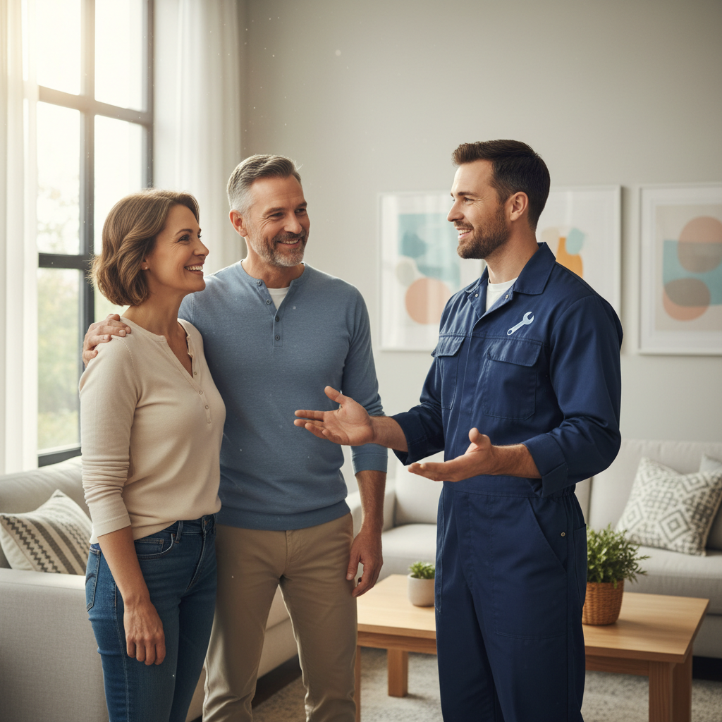 Customer satisfied with water heater service