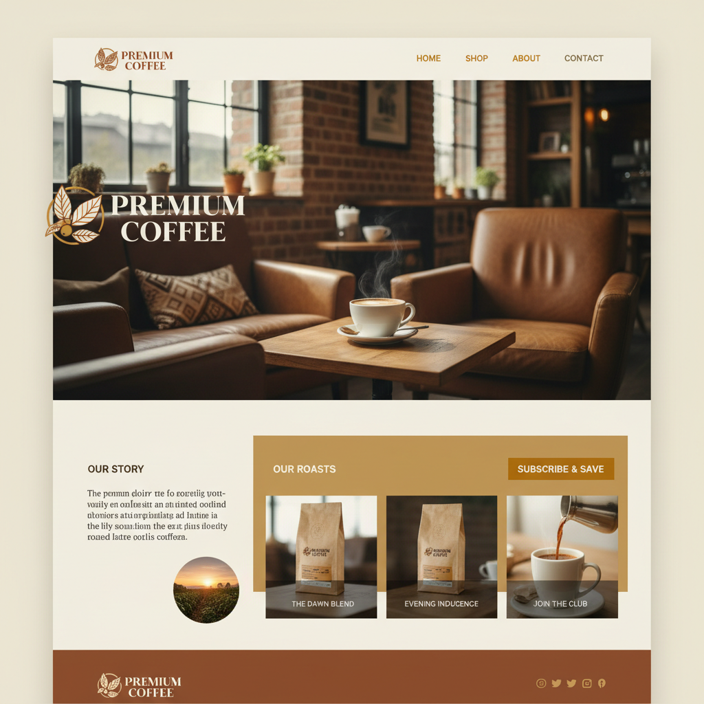 BrewCo Coffee Brand - Branding project by NgayoBusiness