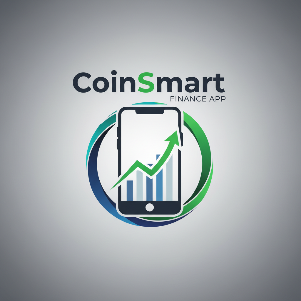 Finwise financial app logo — clean phone screen showing portfolio chart