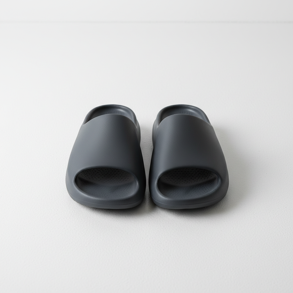 Minimalist foam slides on clean surface