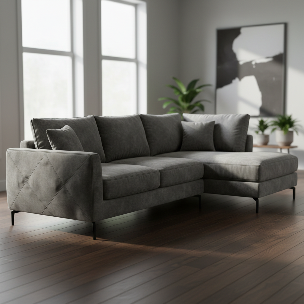 L-Shaped Sofa Set — Excellent Condition for sale in Malad, Mumbai