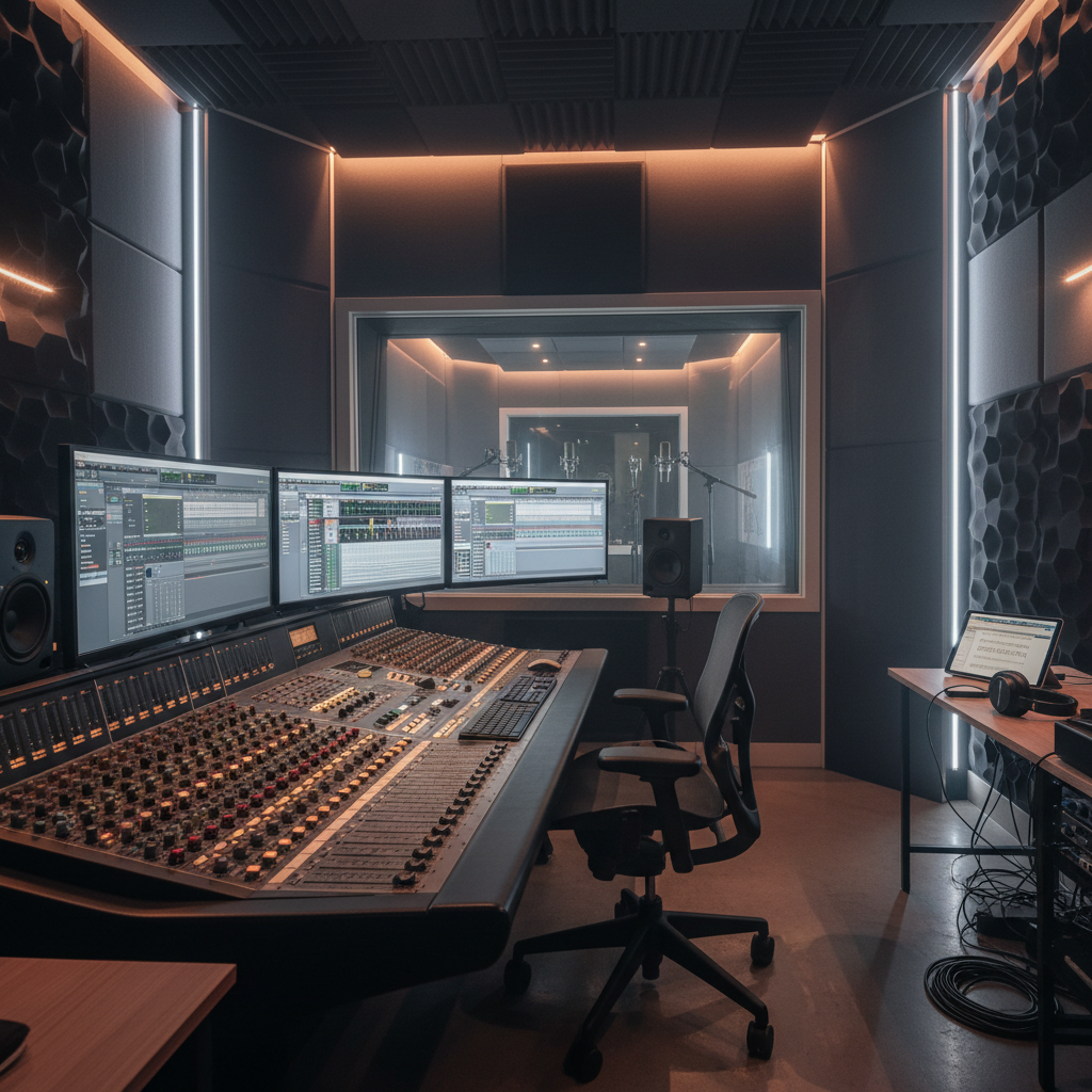 Podcast video editing project with professional audio and visual production