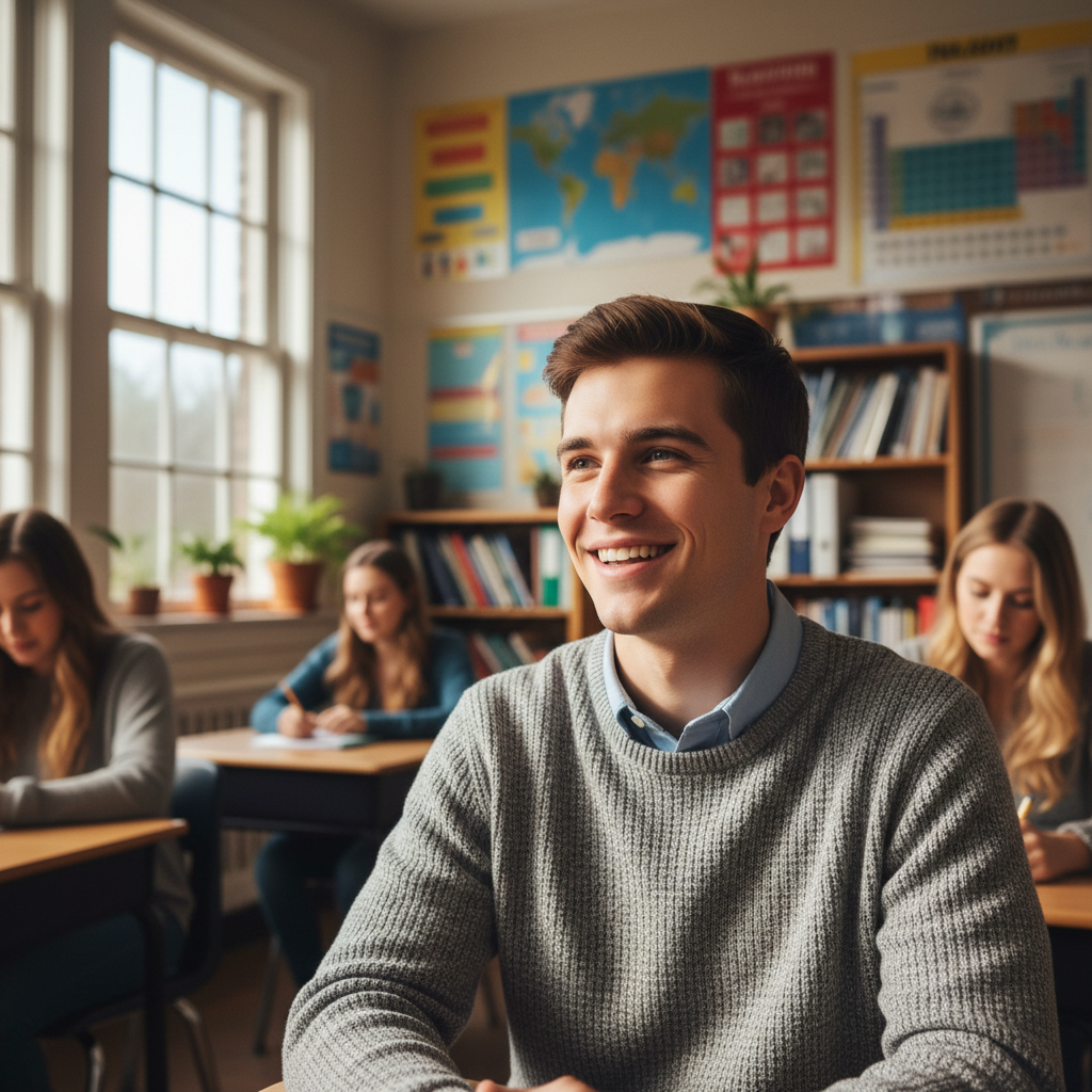 Joaquín, estudiante que valora la paciencia y variedad de métodos de enseñanza