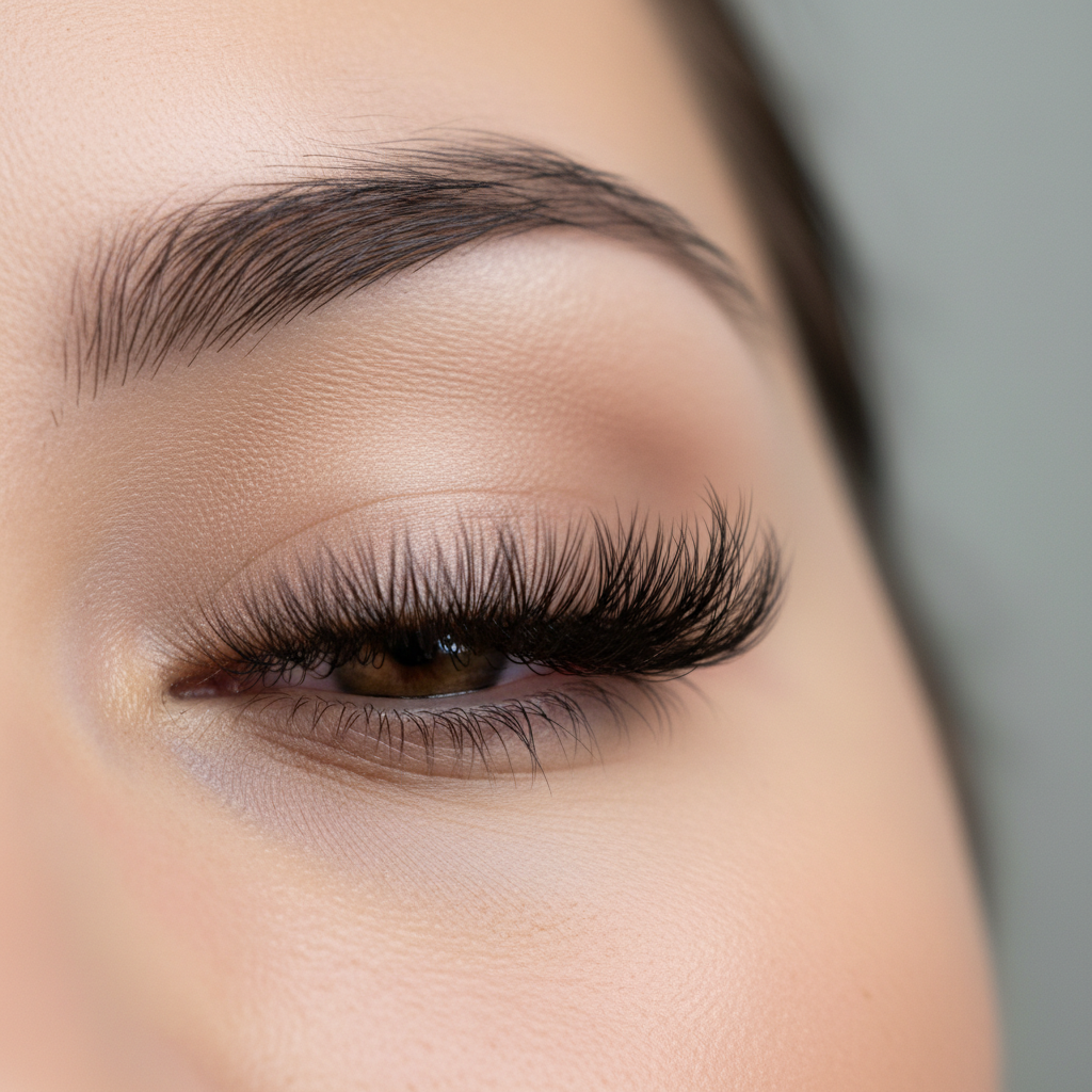 Sweep lash extension set