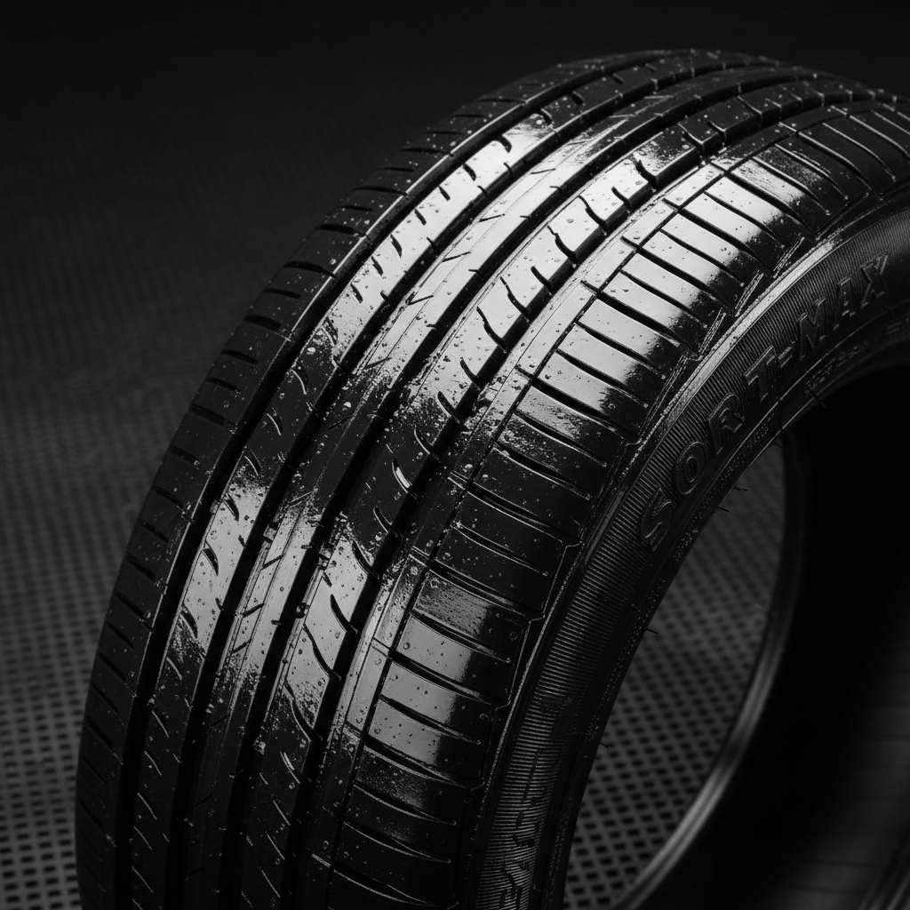 Retrofit tyre shine and dressing spray 500ml for glossy finish