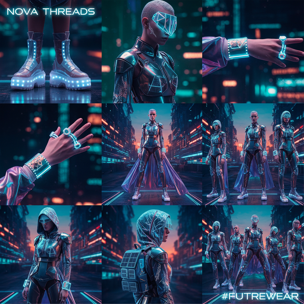 Scroll-stopping fashion campaign grid image