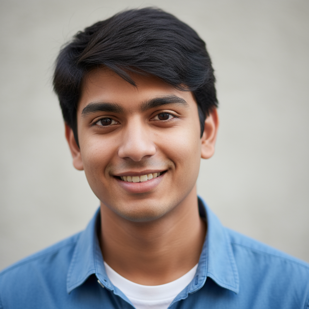 Young university student with casual style looking confident