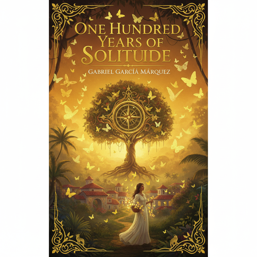 Warm golden forest-themed children's chapter book cover with illustrated woodland creatures and trees