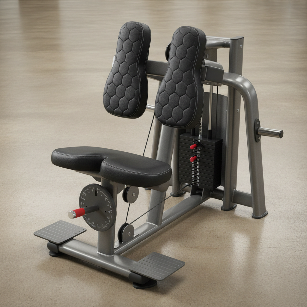 Lower back extension machine with adjustable resistance for lumbar strengthening