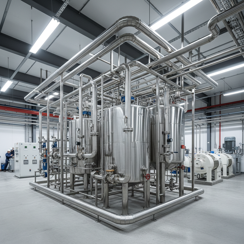 Industrial steel pipeline and tank structures in industrial facility requiring corrosion protection