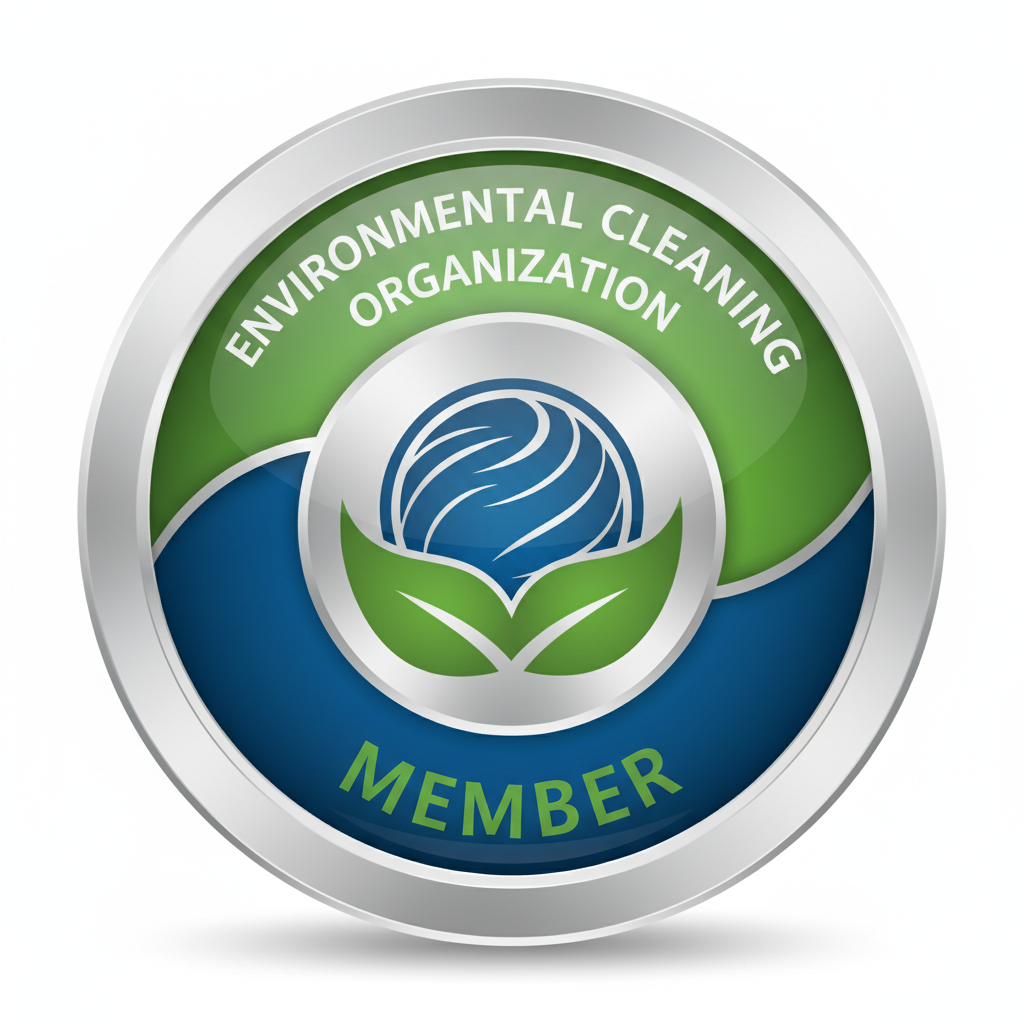 Environmental Cleaning Organization member logo certification badge