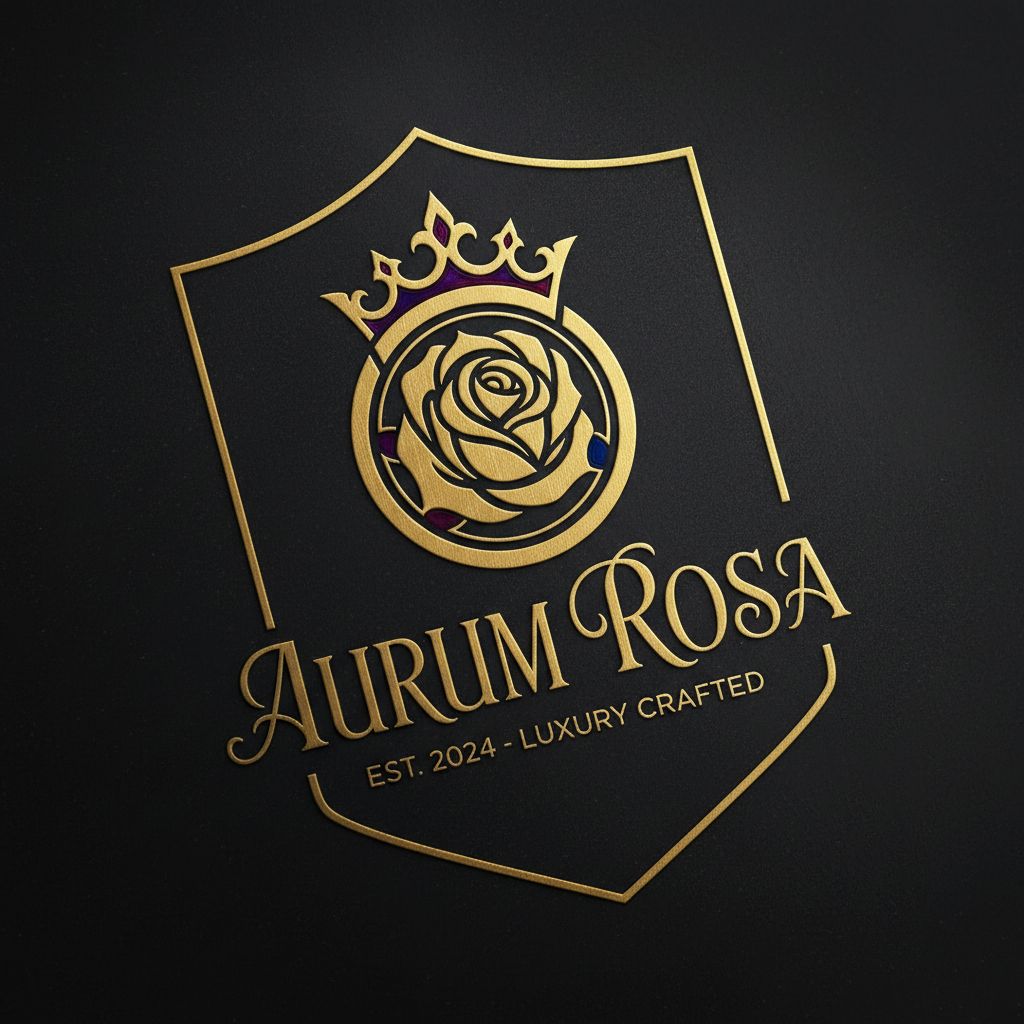 Custom branded packaging boxes in matte black with gold foil logo