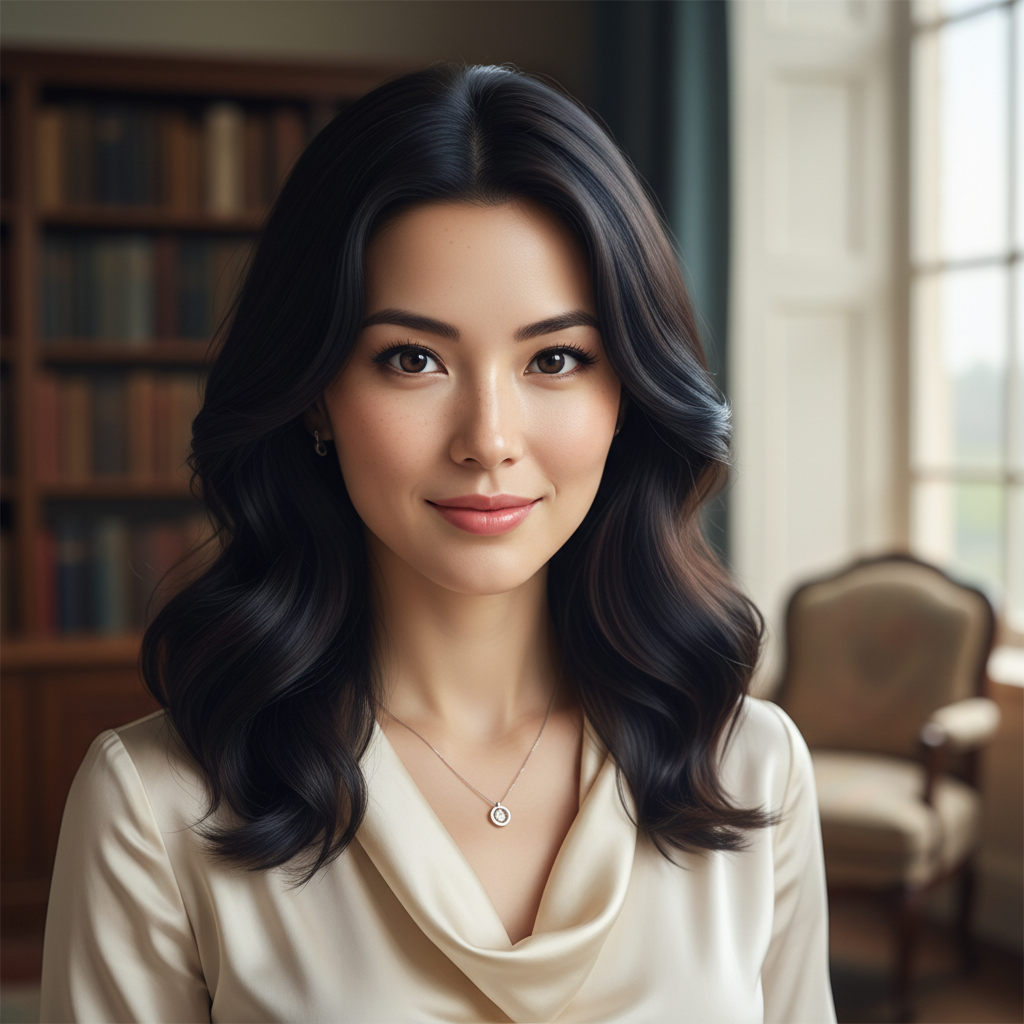 Margaret Whitfield, private dining client, smiling woman in elegant attire