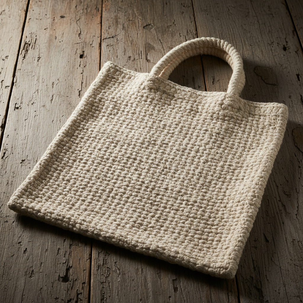 Canvas Tote Bag by ThreadShop Basics — clothing product on clean background