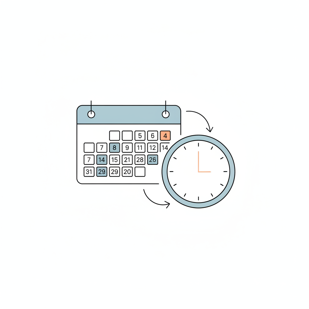 Icône horaires