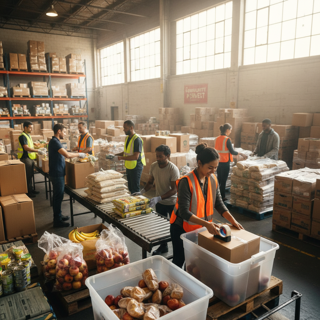 Marcus Webb, food coordinator managing meal distribution in Atlanta Georgia USA