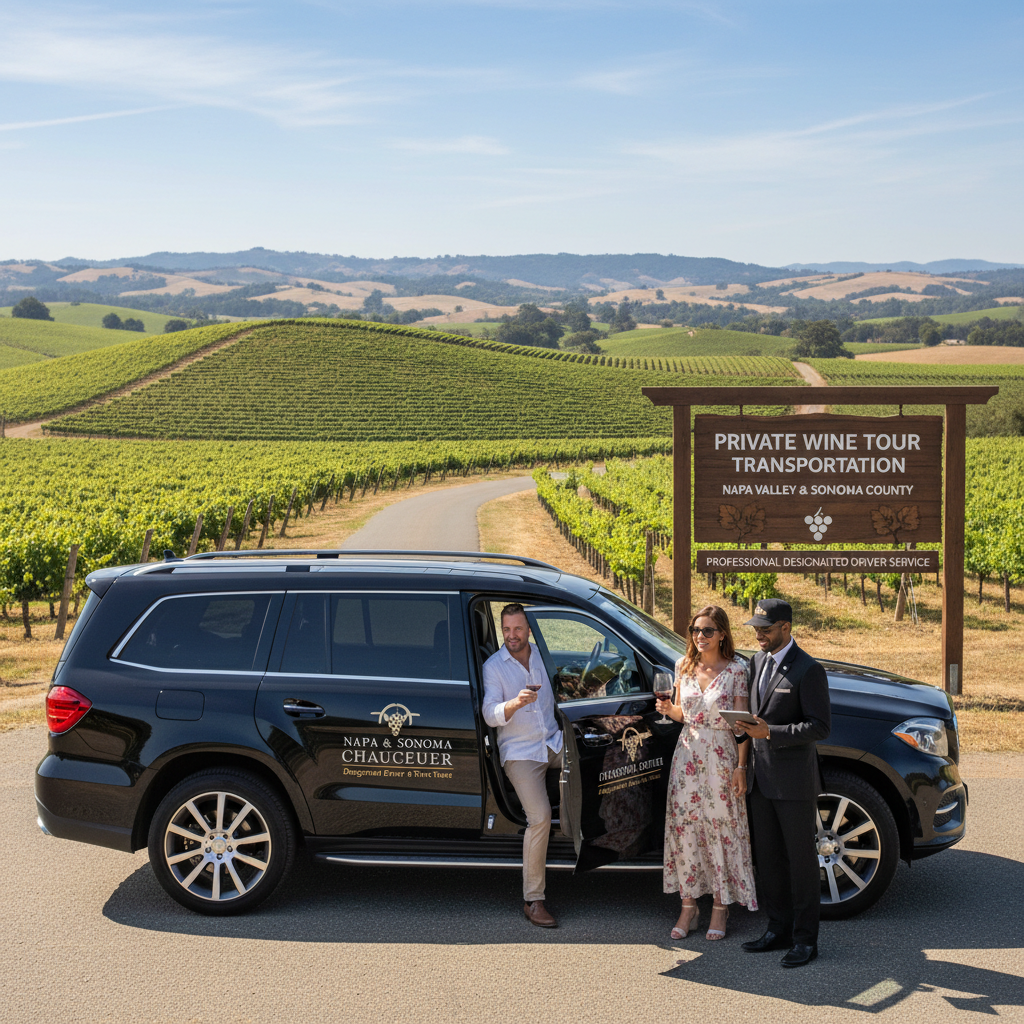 Luxury transportation for Napa Valley visitors.