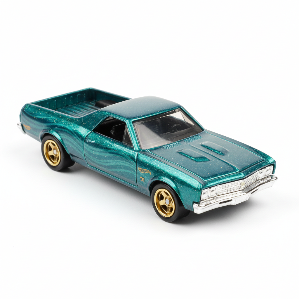 Teal El Camino Super Treasure Hunt Spectraflame edition