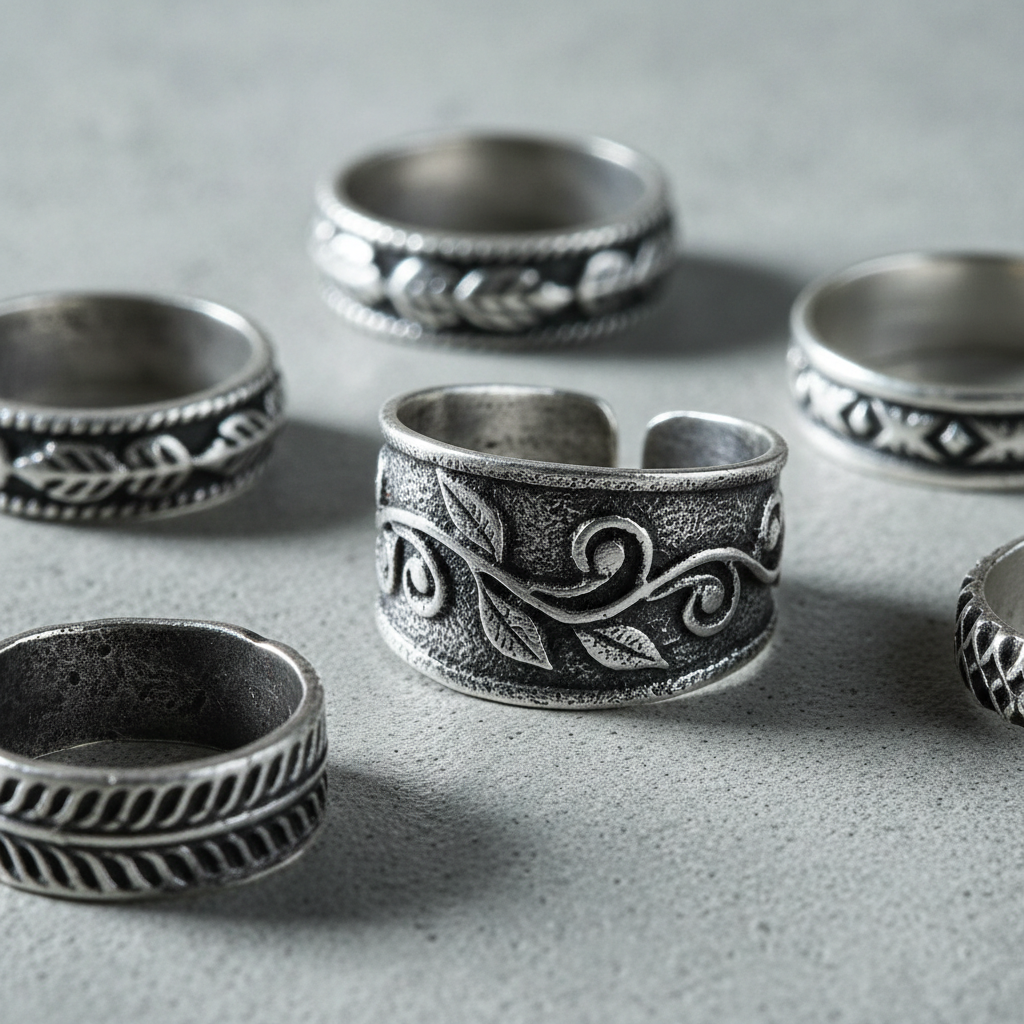 Toe Rings - silver jewellery collection
