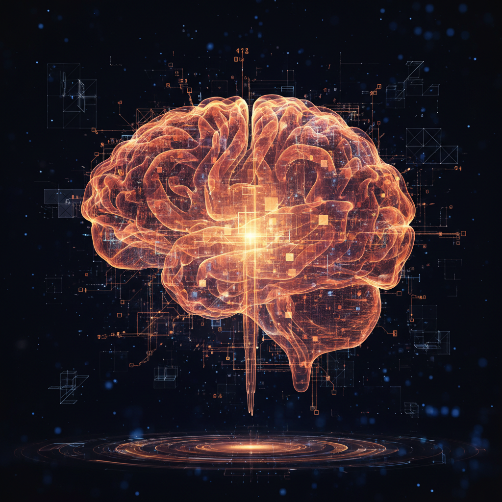 Amber AI brain circuit visualization