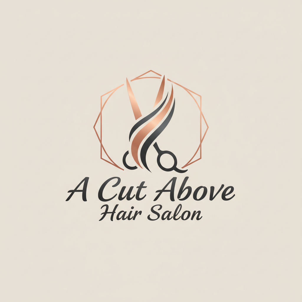 A Cut Above Hair Salon logo — Montague PEI