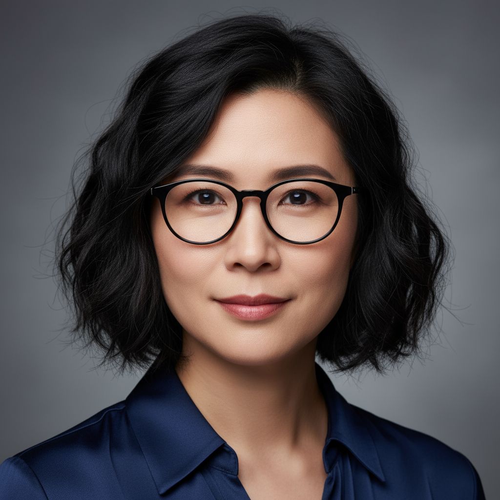 Sophia Chen, CTO, professional headshot with soft blue background and professional attire