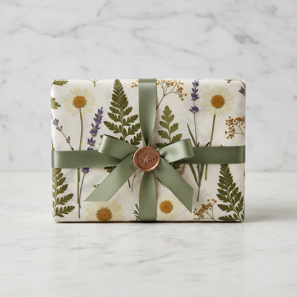 Landscape Jasper gift box with multiple stones arranged in premium packaging