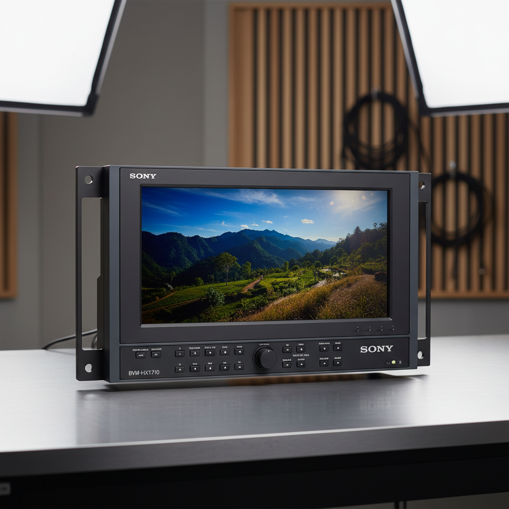 Sony BRC-AM7 broadcast camera in field production setting