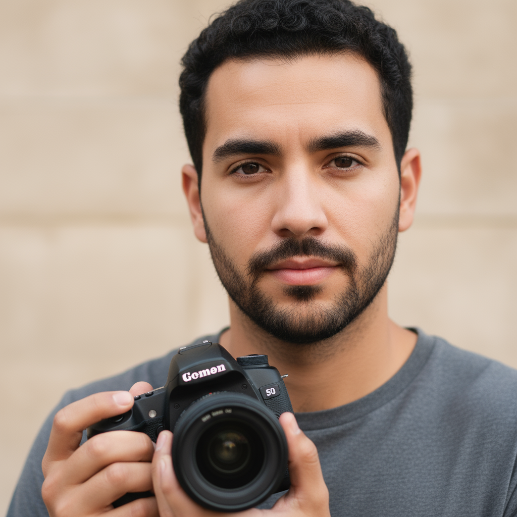 Darian Cross, photographer and director, casual professional headshot