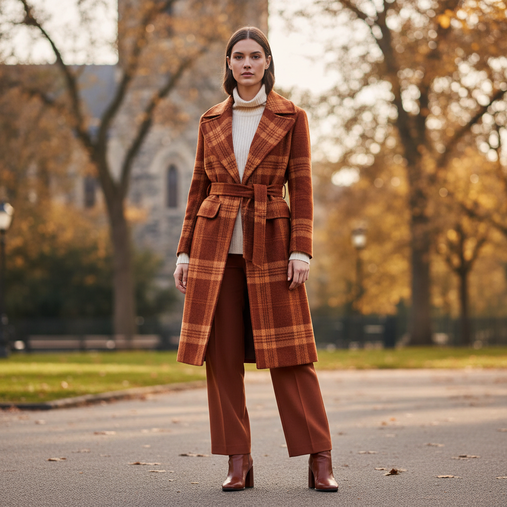 Model in winter jacket and coat, cool tones, fashion editorial winter collection