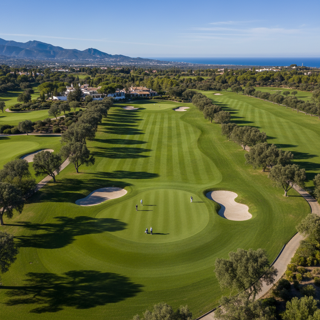 Maritzburg Golf Club championship course aerial view