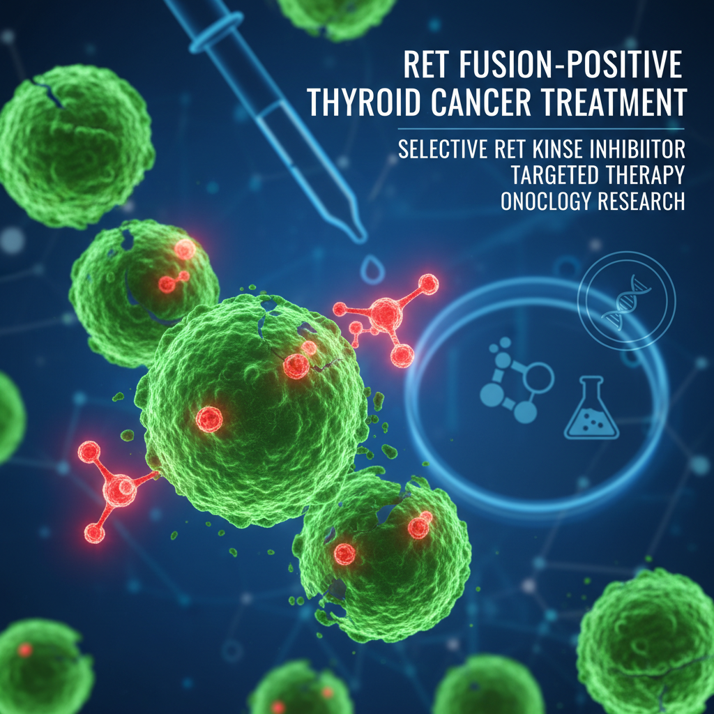 RET fusion-positive thyroid cancer treatment with selective RET kinase inhibitor targeted therapy and oncology research