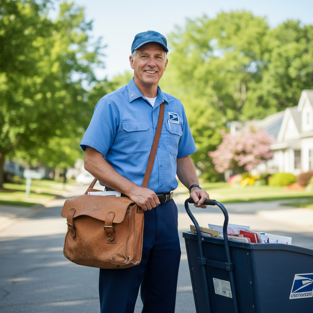 Darnell W., letter carrier and PAD patient, smiling outdoors