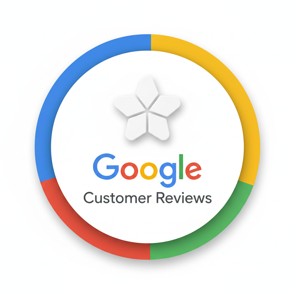 Google Reviews logo with colorful G letter