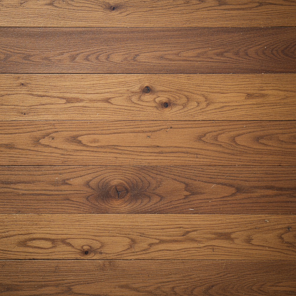 Wood grain close-up showing beautiful natural figure and texture of hardwood plank