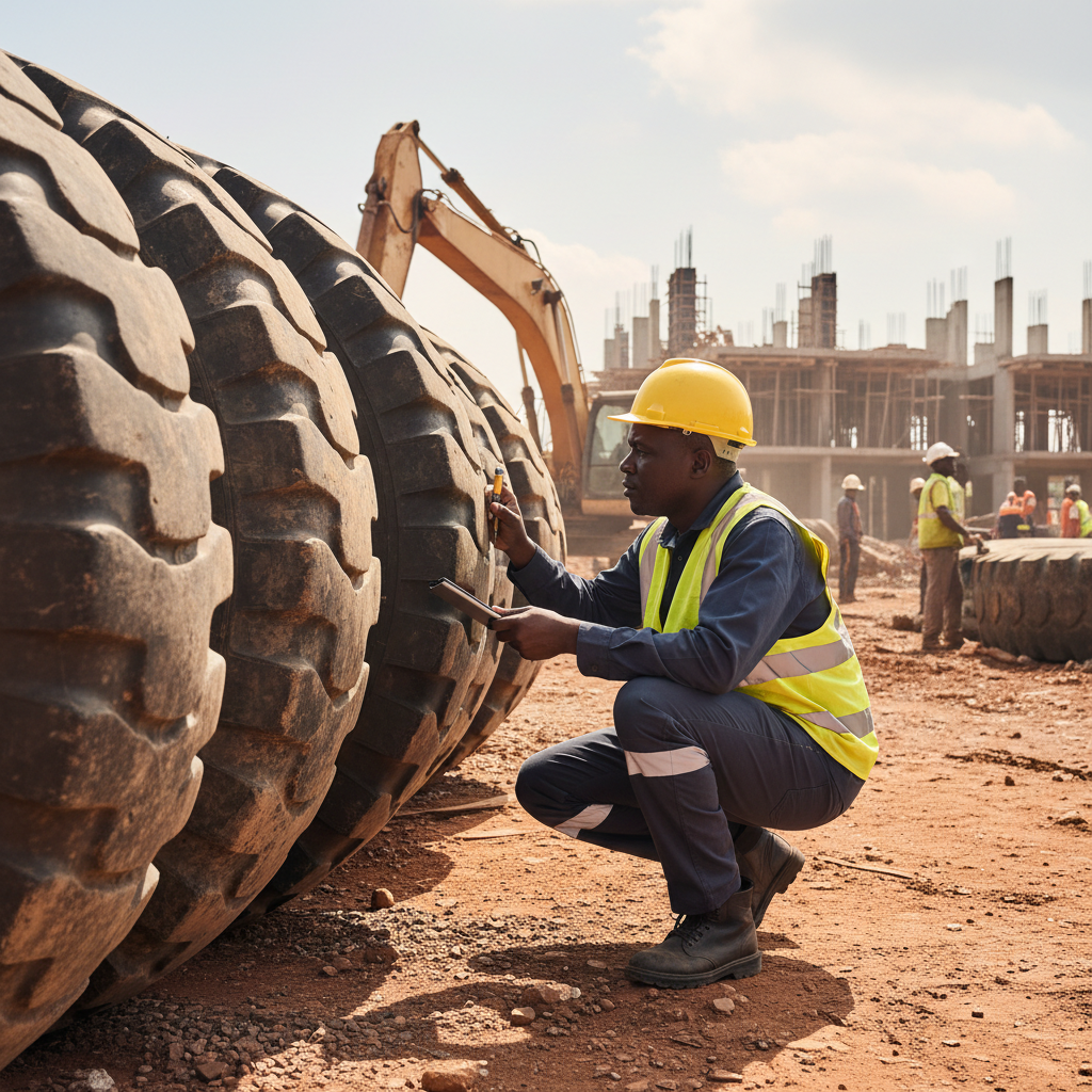 Emmanuel Nkrumah technical manager Nairobi Kenya construction tires