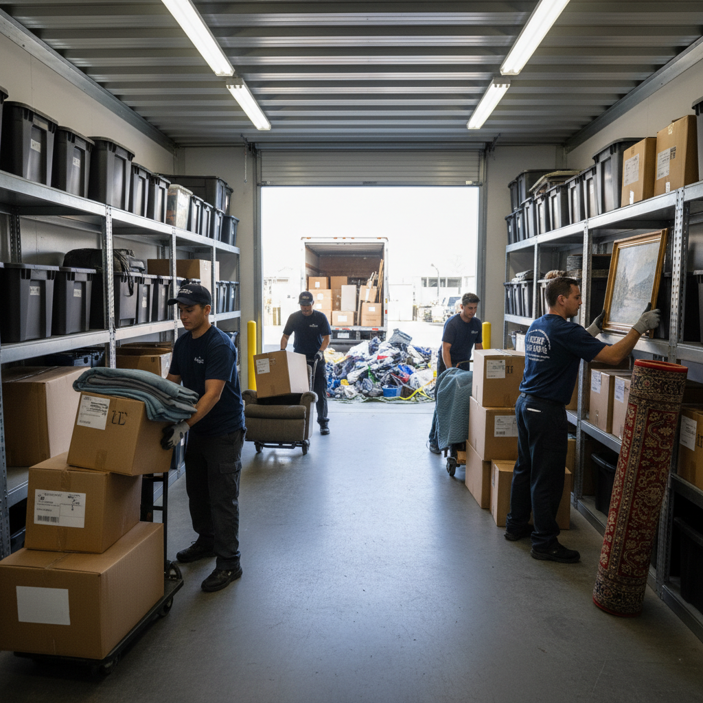 Storage facility cleaning services - clean organized storage units