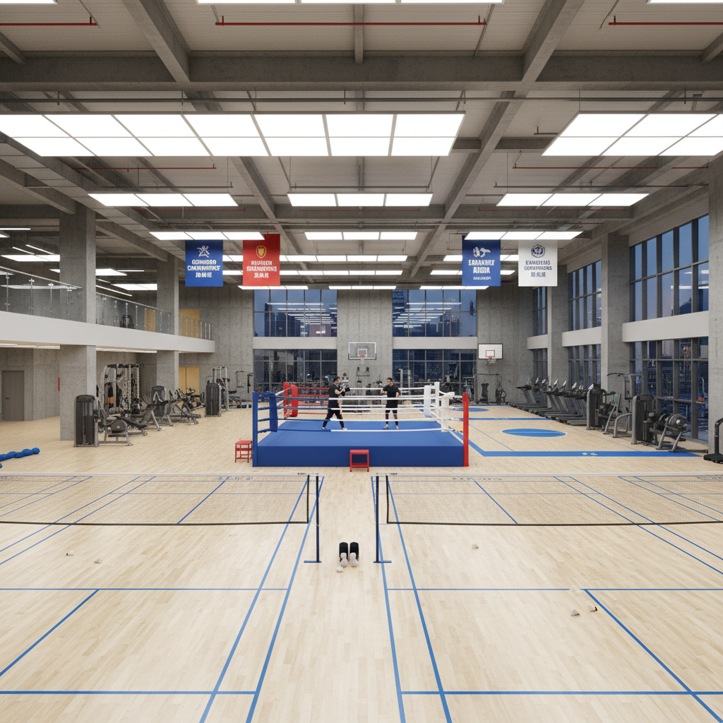 Champions Sports Complex — construction project in Anna Nagar, Chennai