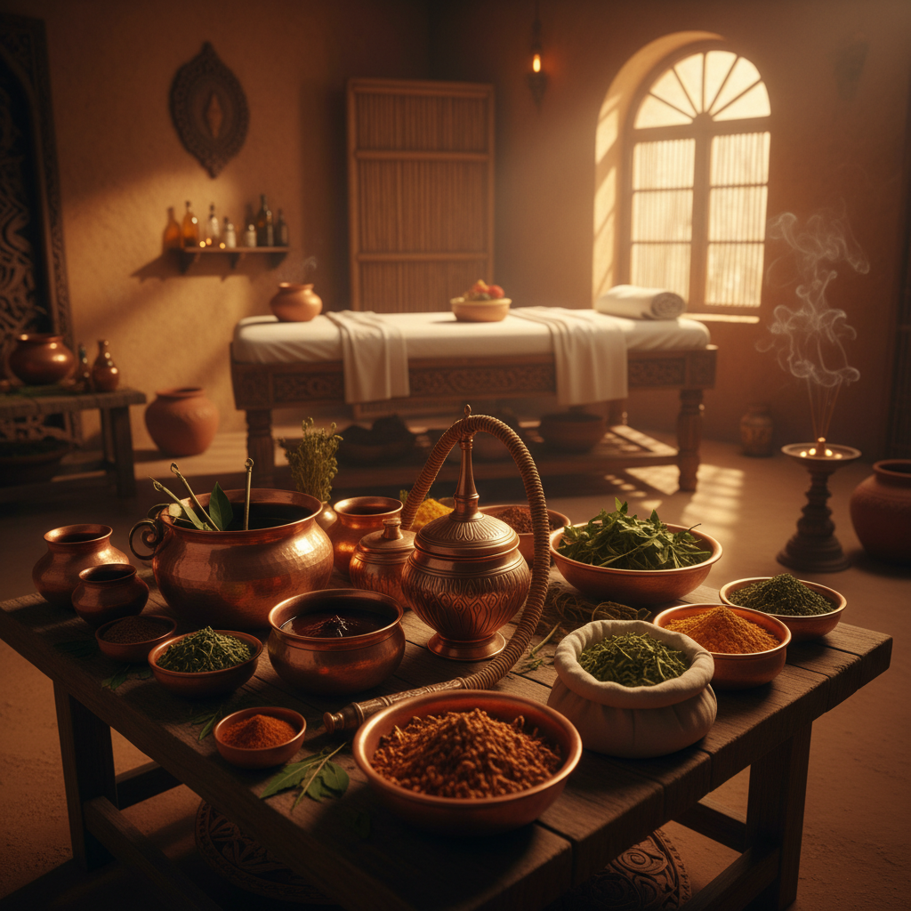 Ayurvedic clinical setting