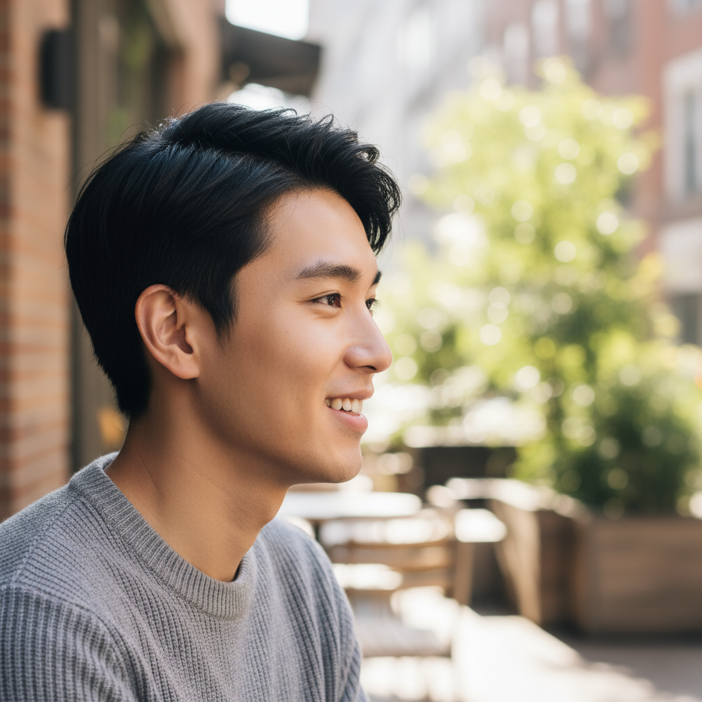 Small profile photo of Alex Chen with signature smile