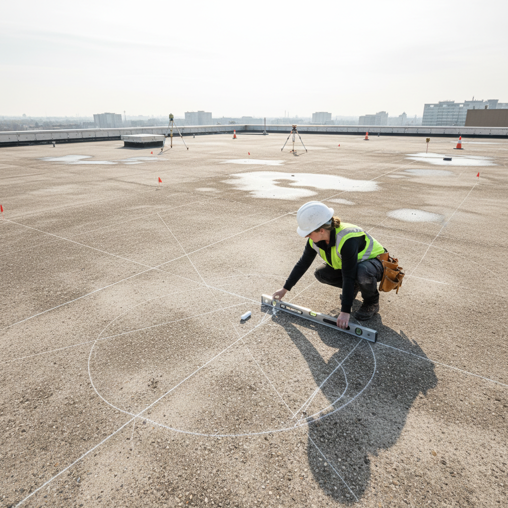 Site Grading & Survey — asphalt paving process step