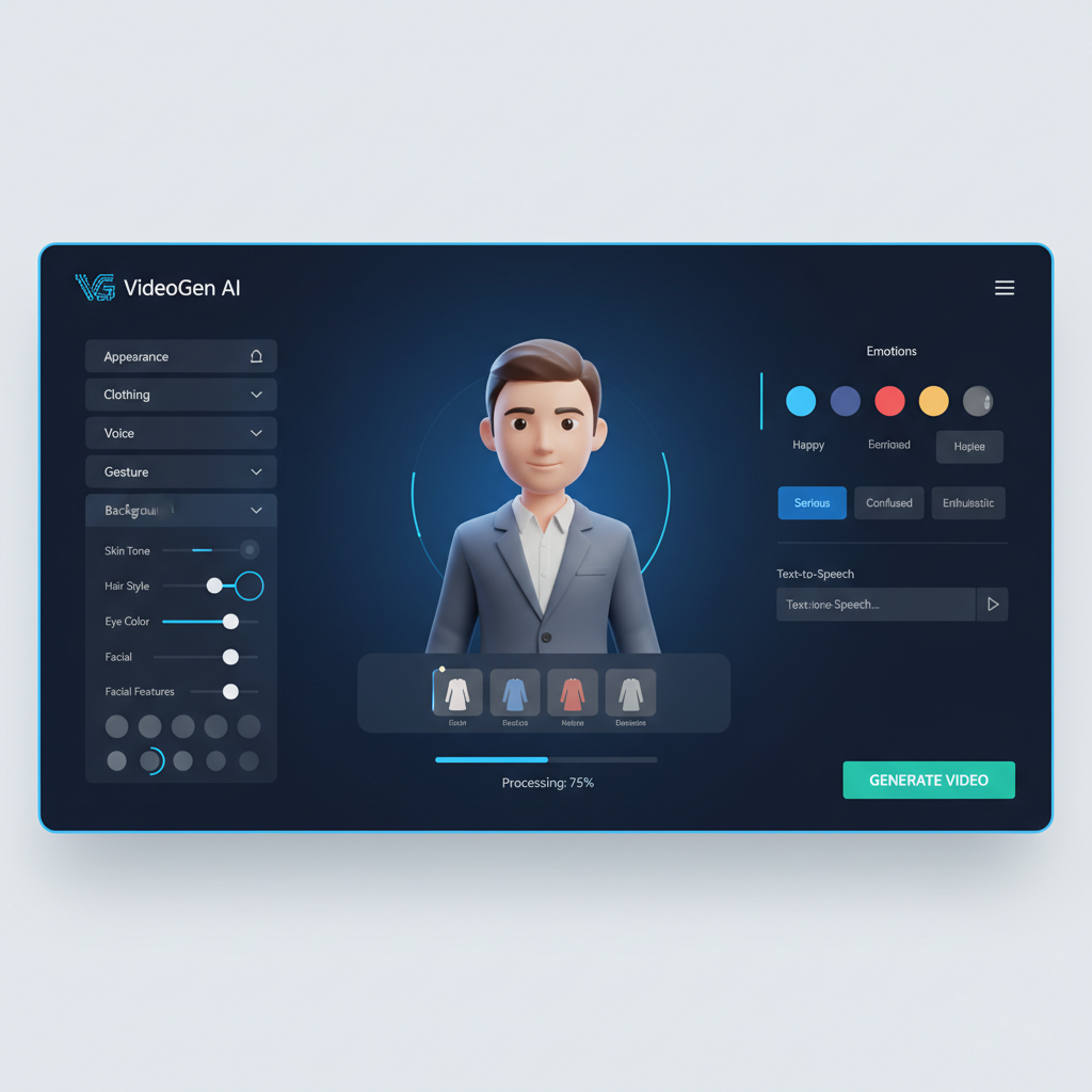 AI Spokesperson Videos — AI video production by LuminaryAI for UK SMEs