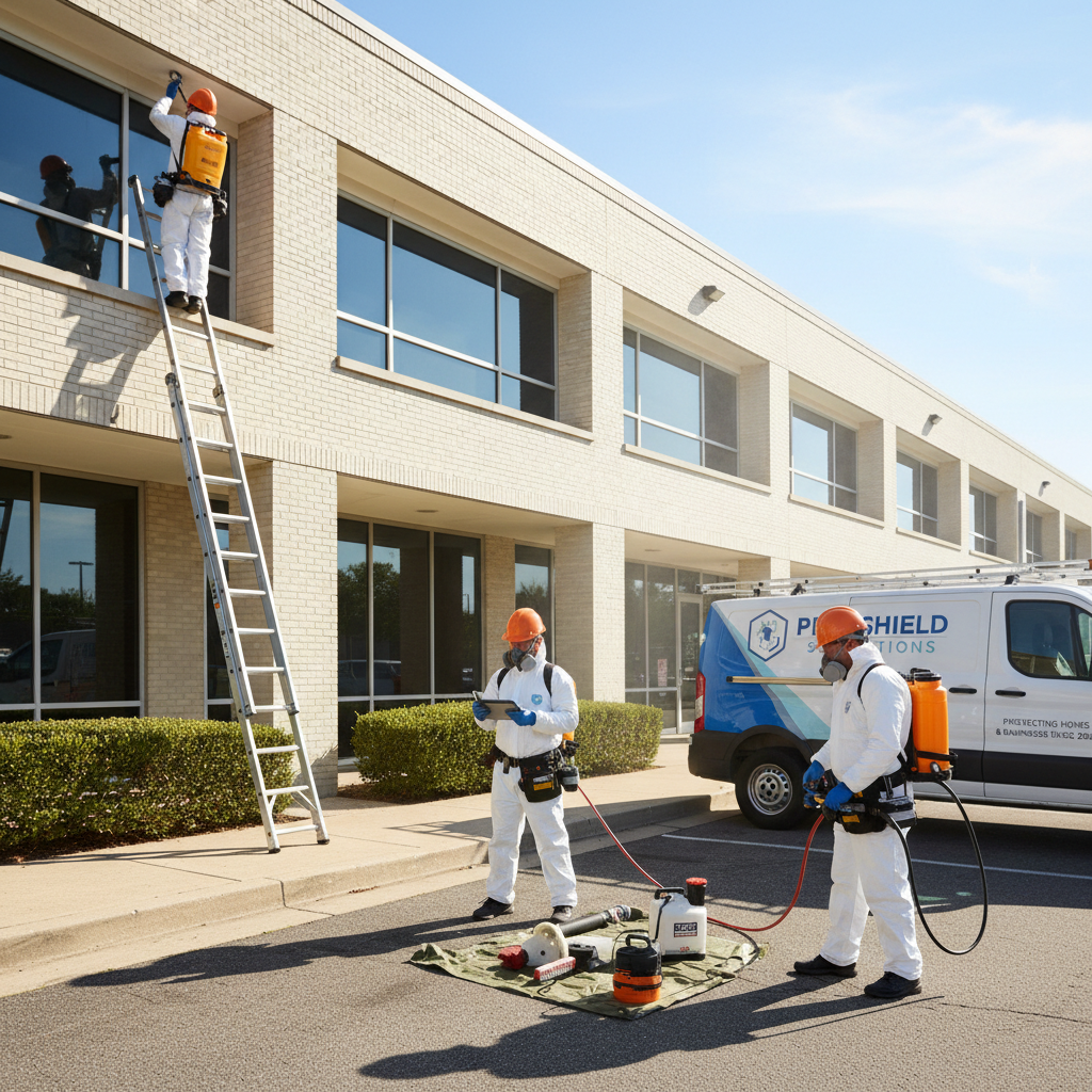Professional pest control background