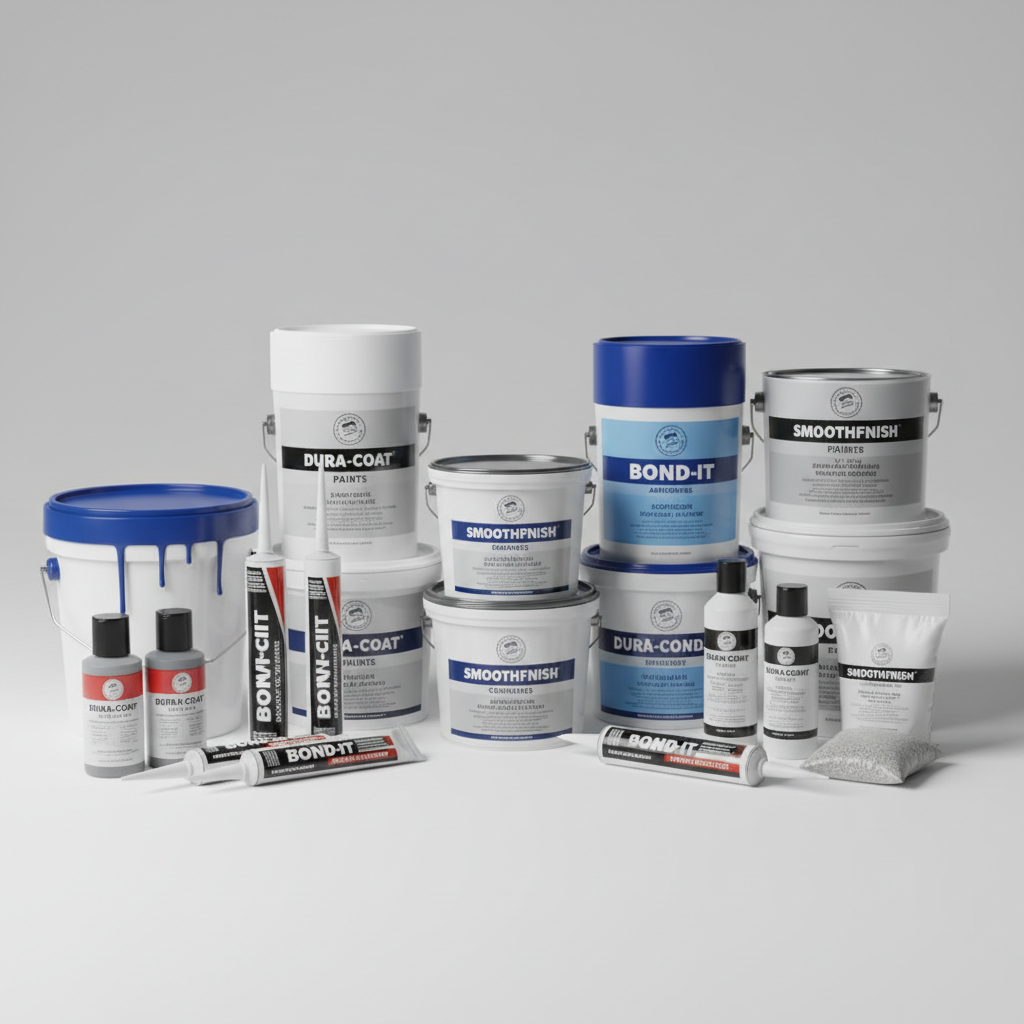 Construction chemical products including adhesives and sealants